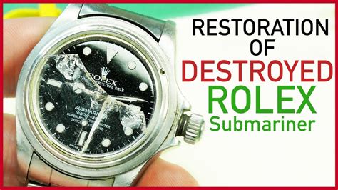 destroyed rolex|broken rolex value guide.